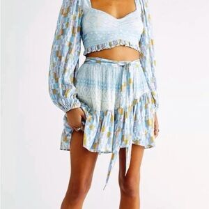 Free People Naomi Printed Set - Size XS